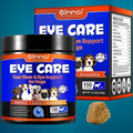 Dog Eye Health Support Soft Chews with Vitamin C & Lutein (Vision & Tear Stain Support)